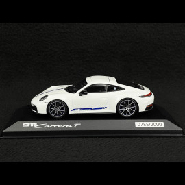 Porsche 911 Carrera T Coupe Type 922.2 2024 White / Gentian Blue 1/43 Spark WAP0200250SCPE