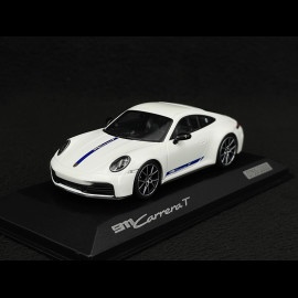 Porsche 911 Carrera T Coupe Typ 922.2 2024 Weiß / Enzianblau 1/43 Spark WAP0200250SCPE
