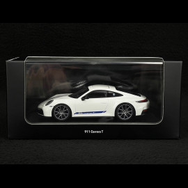 Porsche 911 Carrera T Coupe Type 922.2 2024 White / Gentian Blue 1/43 Spark WAP0200250SCPE