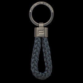 Porsche Design Schlüsselanhänger Nylon Cord Dunkleblau 4056487085531