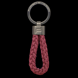 Porsche Design Schlüsselanhänger Nylon Cord Karminrot 4056487085548