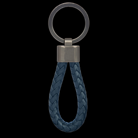 Porsche Design Keyring Leather Cord Dark Blue 4056487085579