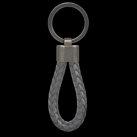 Porsche Design Keyring Leather Cord Anthracite Grey 4056487085562
