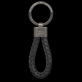 Porsche Design Keyring Leather Cord Black 4056487085555