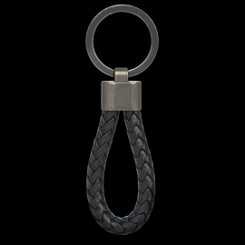 Porsche Design Keyring Leather Cord Black 4056487085555