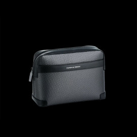 Porsche Design Washbag Leather Black Carbon 4056487052366