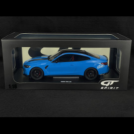 BMW M4 CS 2024 Riviera Blau 1/18 GT Spirit GT511