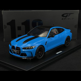BMW M4 CS 2024 Riviera Blau 1/18 GT Spirit GT511