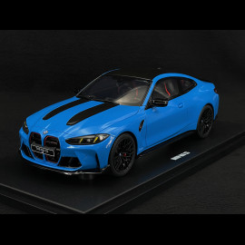 BMW M4 CS 2024 Riviera Blau 1/18 GT Spirit GT511