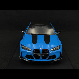 BMW M4 CS 2024 Riviera Blau 1/18 GT Spirit GT511