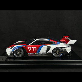 Porsche 911 GT3 R Rennsport Type 992 2024 Presentation Weiß / Rot / Blau 1/12 Spark WAP0235010SGTR
