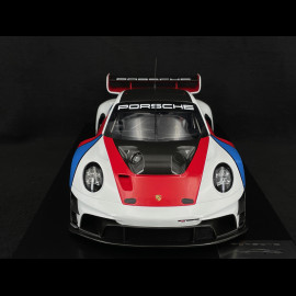 Porsche 911 GT3 R Rennsport Type 992 2024 Presentation Weiß / Rot / Blau 1/12 Spark WAP0235010SGTR
