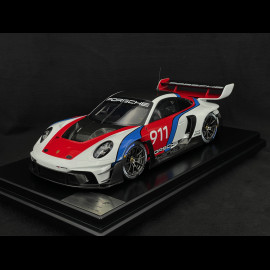 Porsche 911 GT3 R Rennsport Type 992 2024 Presentation Weiß / Rot / Blau 1/12 Spark WAP0235010SGTR