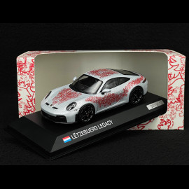 Porsche 911 GT3 Touring Type 922.2 2024 Ice Grey Sonderwunsch 75 years Luxembourg 1/43 Spark WAP0202010T75Y