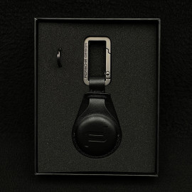 Porsche Design Keyring Air Tag Leather Black 4056487085593