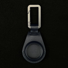 Porsche Design Keyring Air Tag Leather Dark Blue 4056487085616