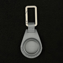 Porsche Design Schlüsselanhänger Air Tag Leder Anthrazitgrau 4056487085609