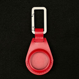 Porsche Design Keyring Air Tag Leather Carmine Red 4056487085623