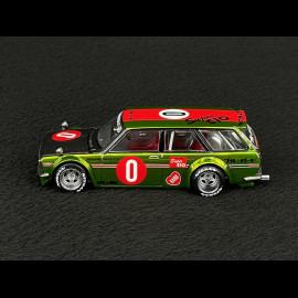 Datsun Kaido 510 Wagon 1969 OG Flo Yellow 1/64 Mini GT KHMG164