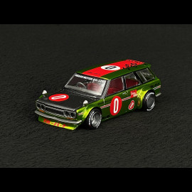 Datsun Kaido 510 Wagon 1969 OG Flo Gelb 1/64 Mini GT KHMG164