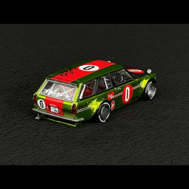 Datsun Kaido 510 Wagon 1969 OG Flo Gelb 1/64 Mini GT KHMG164