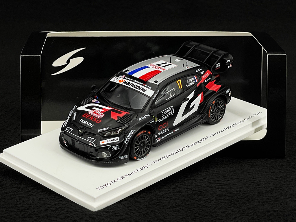 Sébastien Ogier Toyota GR Yaris Rally1 n° 17 Winner Monte Carlo