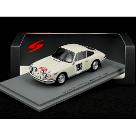 Porsche 911S T/R n° 198 Rally Monte Carlo 1968 1/43 Spark S6609