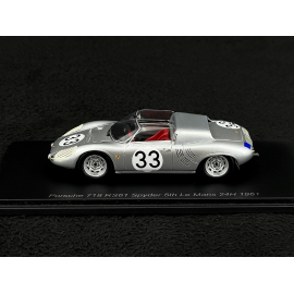Porsche 718 Spyder RS61 n° 33 5th 24h le Mans 1961 1/43 Spark S9732