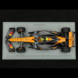 Lando Norris McLaren MCL39 n° 4 Winner Australian GP 2025 1/43 Spark S9581 Lando Norris McLaren MCL39 n° 4 Winner Australian GP 2025 1/43 Spark S9581