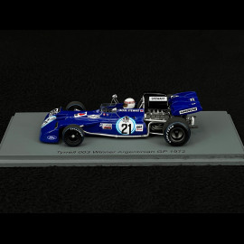 Jackie Stewart Tyrrell 003 n° 21 Winner Argentinian GP F1 1972 1/43 Spark S7217