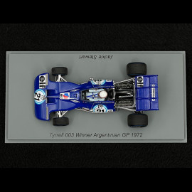 Jackie Stewart Tyrrell 003 n° 21 Winner Argentinian GP F1 1972 1/43 Spark S7217