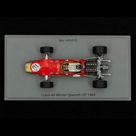 Graham Hill Lotus 49 n° 10 Winner Spanish GP F1 1968 1/43 Spark S4829