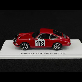 Porsche 911S n° 118 Rally Monte Carlo 1970 1/43 Spark S6606