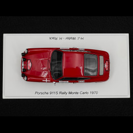 Porsche 911S n° 118 Rally Monte Carlo 1970 1/43 Spark S6606
