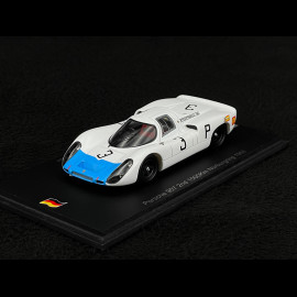 Porsche 907 n° 3 2nd 1000km Nürburgring 1968 Hans Herrmann 1/43 Spark SG822