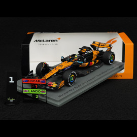 Oscar Piastri McLaren MCL39 n° 81 Winner Chinese GP 2025 With Pitboard 1/43 Spark S9580