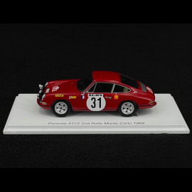 Porsche 911S n° 31 2nd Rally Monte Carlo 1969 1/43 Spark S5581