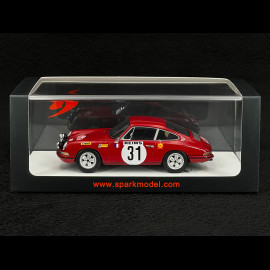 Porsche 911S n° 31 2nd Rally Monte Carlo 1969 1/43 Spark S5581