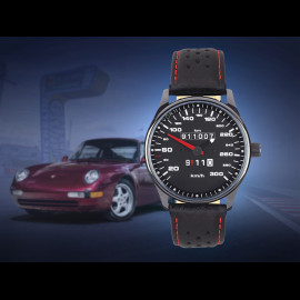 Porsche 911 Type 993 Automatic Watch 300 km/h speedometer 1994 – 1998 black dial / white numbers Made in Germany