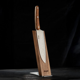 Santoku Knife Damascus Olive Wood Deejo KDBS00001