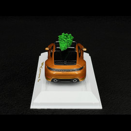 Porsche 911 Carrera S Type 922.2 2024 with Christmas tree Nordic Gold Metallic 1/43 Spark WAP0200230T911