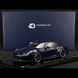 Porsche 911 Carrera 4 GTS Type 992.2 2024 40 years Italy Gentian Blue 1/18 Spark WAP0210560TGTS