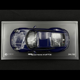Porsche 911 Carrera 4 GTS Type 992.2 2024 40 years Italy Gentian Blue 1/18 Spark WAP0210560TGTS