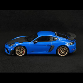 Porsche 718 Cayman GT4 RS Weissach Package 2024 Shark Blue 1/18 Minichamps 110062121