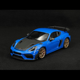 Porsche 718 Cayman GT4 RS Weissach Package 2024 Shark Blue 1/18 Minichamps 110062121
