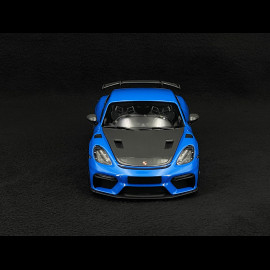 Porsche 718 Cayman GT4 RS Weissach Package 2024 Shark Blue 1/18 Minichamps 110062121