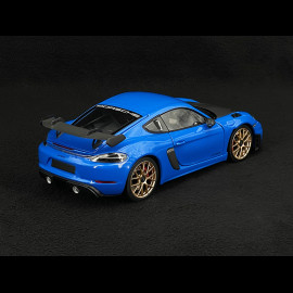 Porsche 718 Cayman GT4 RS Weissach Package 2024 Shark Blue 1/18 Minichamps 110062121