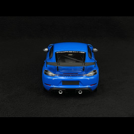 Porsche 718 Cayman GT4 RS Weissach Package 2024 Shark Blue 1/18 Minichamps 110062121