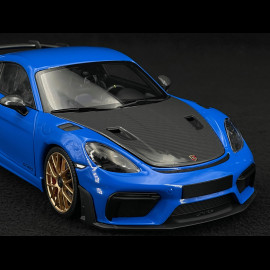 Porsche 718 Cayman GT4 RS Weissach Package 2024 Shark Blue 1/18 Minichamps 110062121