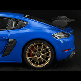 Porsche 718 Cayman GT4 RS Weissach Package 2024 Shark Blue 1/18 Minichamps 110062121